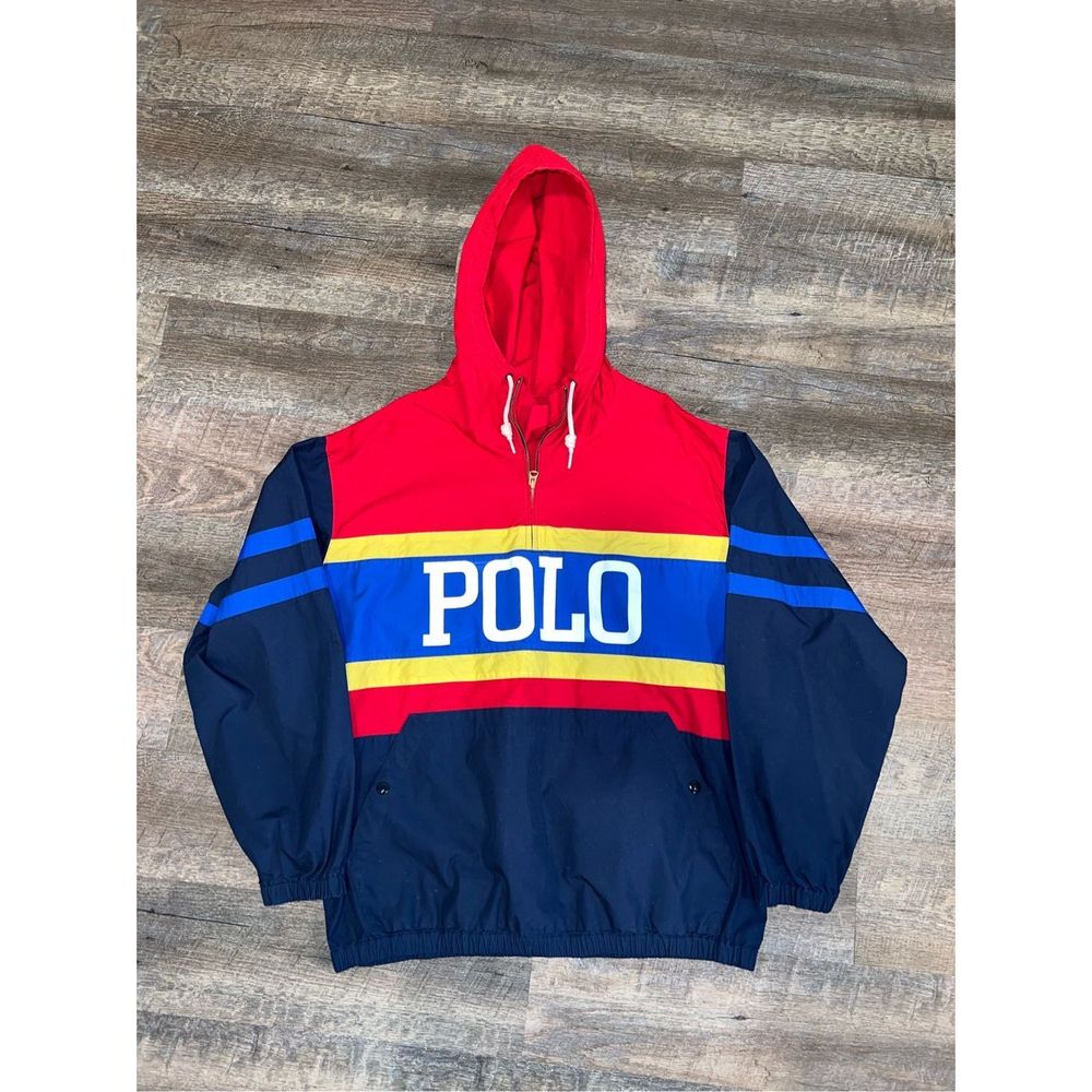 Polo Logo Unisex Rare Windbreaker Jacket - Picture 1 of 9